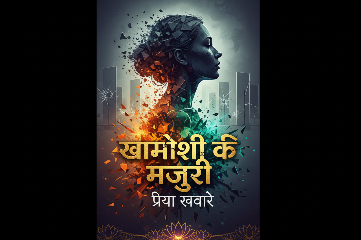 खामोशी की मजबूरी Book Cover - Vertical